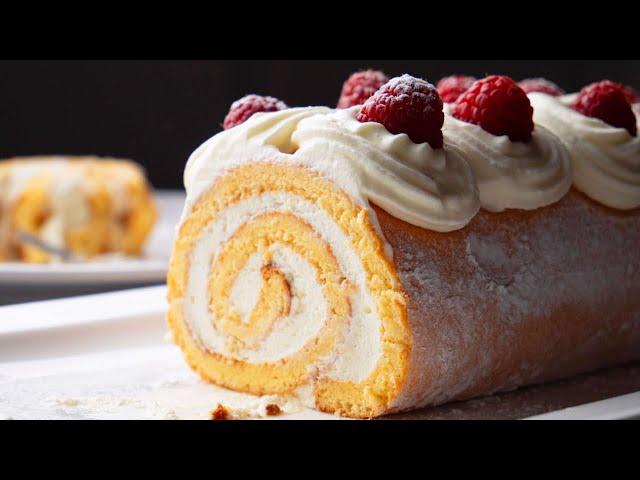 Easiest Swiss Roll Recipe | Basic Vanilla Swiss Roll