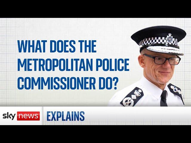 What does the Met Police commissioner do?