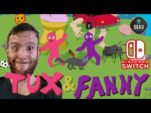 Tux and Fanny Nintendo Switch Gameplay and Review | PUZZLE ADVENTURE GAME | OLD SCHOOL GRAPHICS