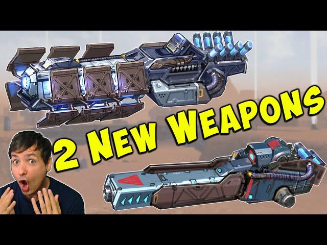 2 NEW Weapons: NUCLEON & QUARKER Introduced - War Robots Gameplay WR