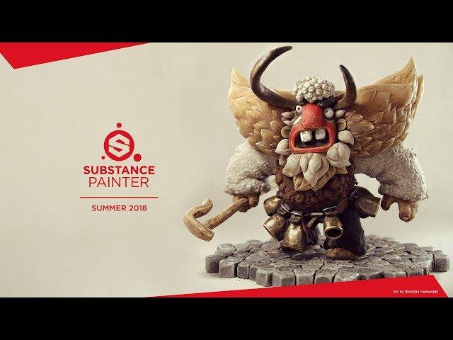 Substance Painter Summer 2018: Non-square stencil and projection | Adobe Substance 3D