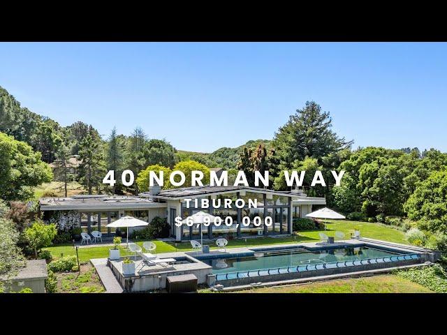 40 Norman Way | $6,900,000 | Tiburon