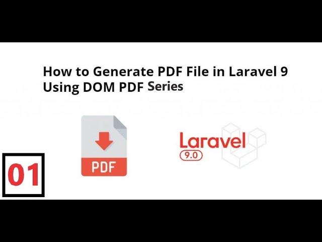 (01) How to Generate PDF in Laravel with DOMPDF | Generate Pdf in Laravel