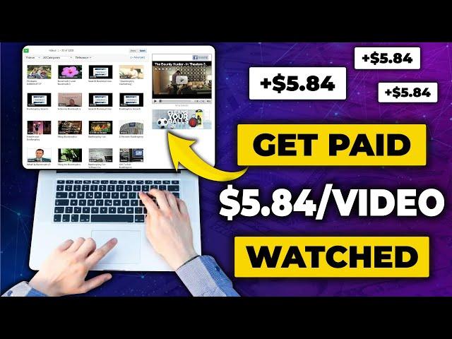 Get Paid $5.84 Per Video You Watch! *NEW Website* | Make Money Online Watching Videos