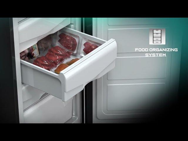 Introducing Sleek & Smart Walton Vertical Freezer | Food Organizing Storage System | Walton