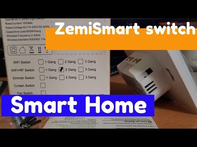 ZemiSmart  Wi-Fi выключатели с голосовым управлением