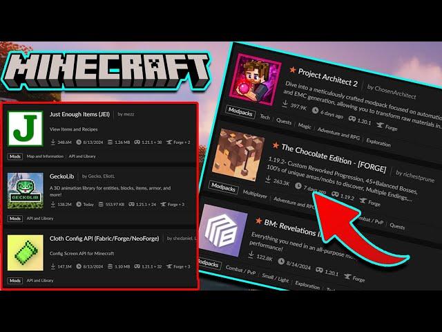 How To Install Any Minecraft ModPacks & Mods IN Seconds So Easy….