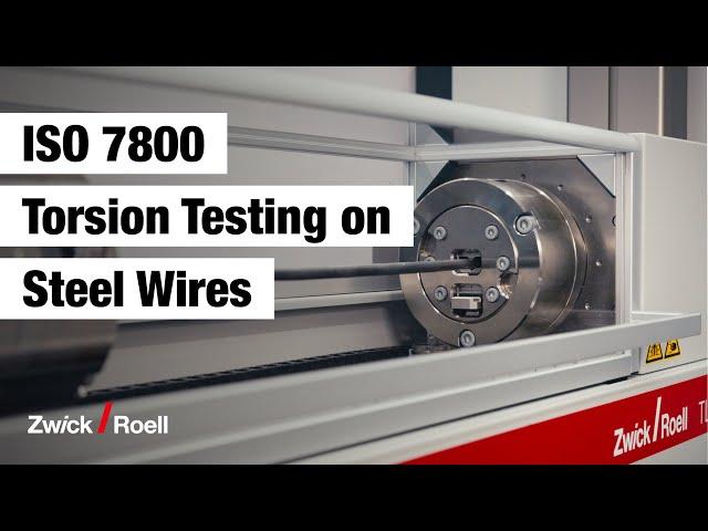 ISO 7800 | Torsion Testing on Steel Wires