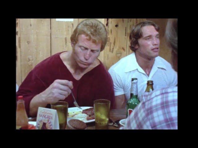 Bodybuilders Eating In The Golden Era 1975 - Pumping Iron