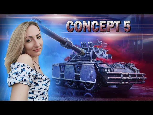 Concept 5 Начинаем знакомство) Стрим Мир Танков