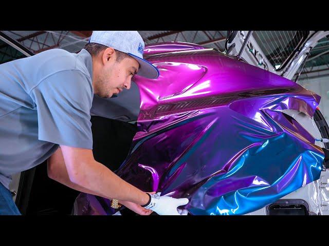 Watch me Wrap a Quarter Panel  Two Brand NEW cars in for a Wrap ! 