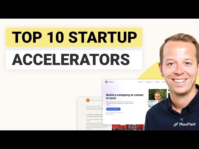 Top 10 Startup Accelerators [Worldwide]