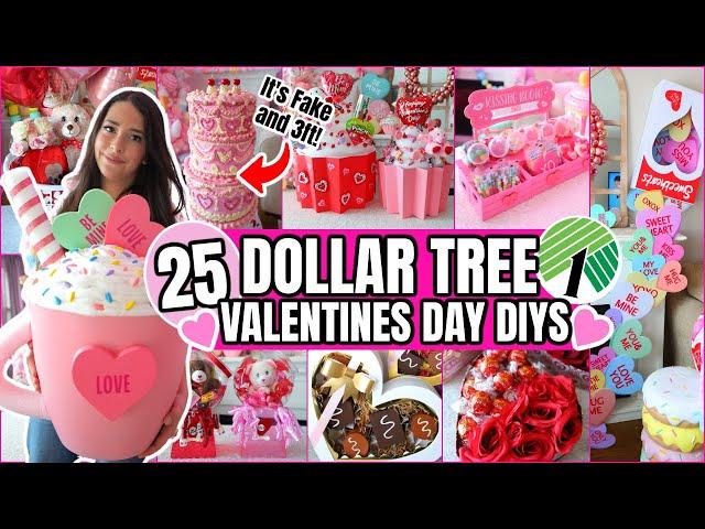 25 Dollar Tree VALENTINES DAY DIYS 2025  (clever, easy hacks you'll love)