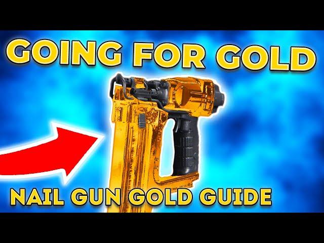 FASTEST WAY TO GET NAIL GUN GOLD | GOLD CAMO GUIDE – COD COLD WAR