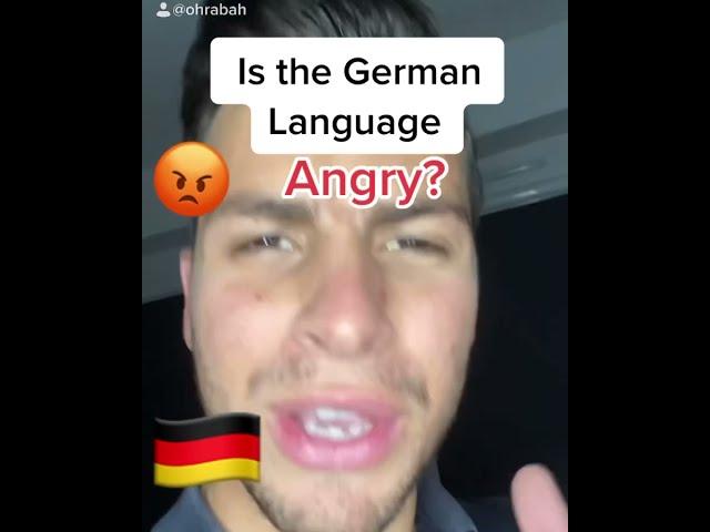 Is GERMAN an Angry Language? 