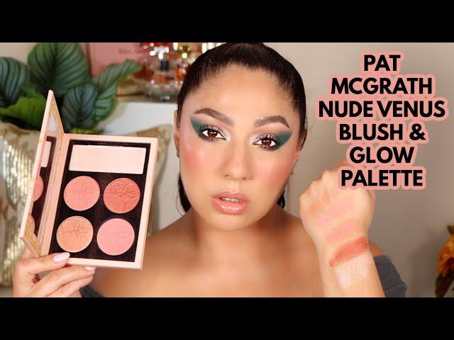 PAT MCGRATH Divine Blush + Glow Face Palette: Nude Venus MUST HAVE?! * Review, Swatches & Tutorial*