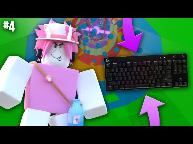 (NEW KEYBOARD) Tower of Hell but it's KEYBOARD ASMR... #4 *VERY CLICKY* #shorts