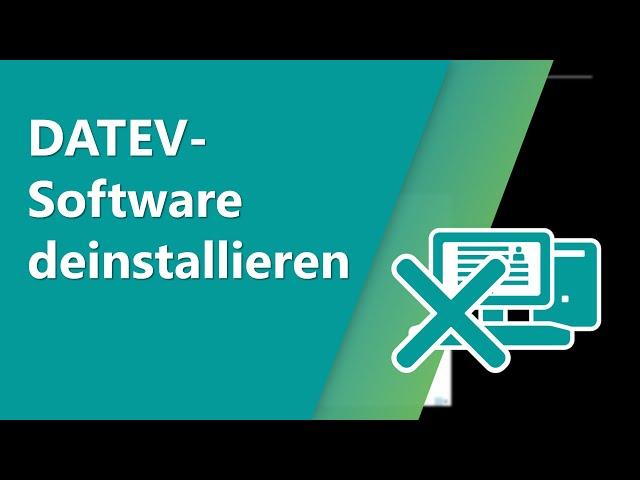 DATEV-Software deinstallieren