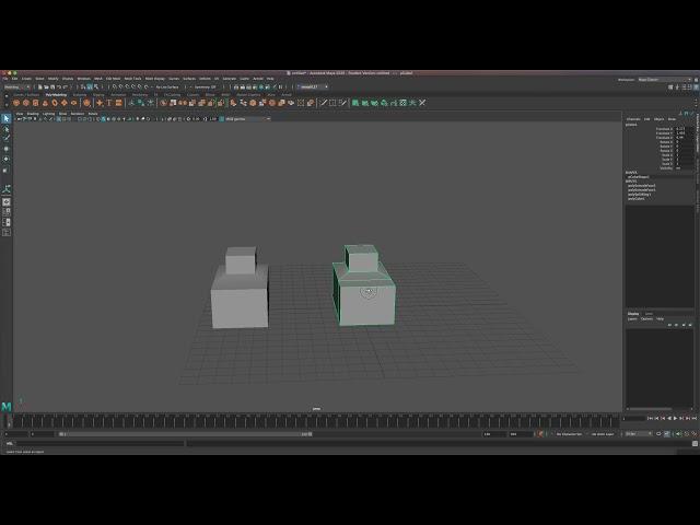 Create Instances in Maya