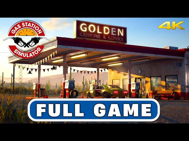 GAS STATION SIMULATOR (2023) - Full Game [4K 60FPS] (No Commentary)