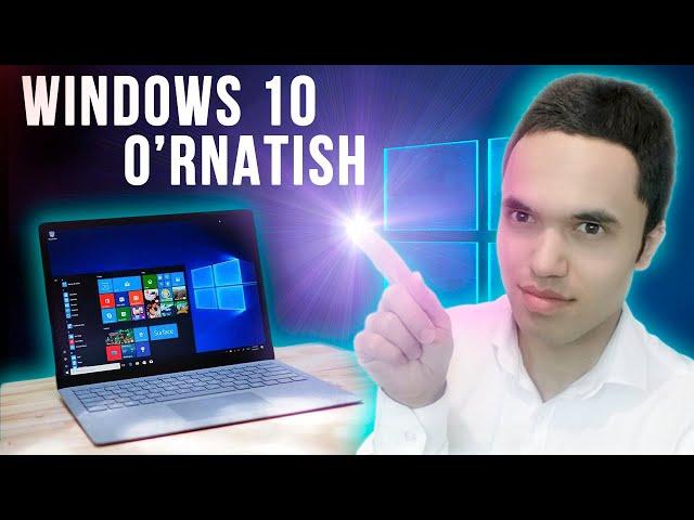 WINDOWS 10 O'RNATISH // KOMPYUTERGA WINDOWS 10 USTANOVKA QILISH //