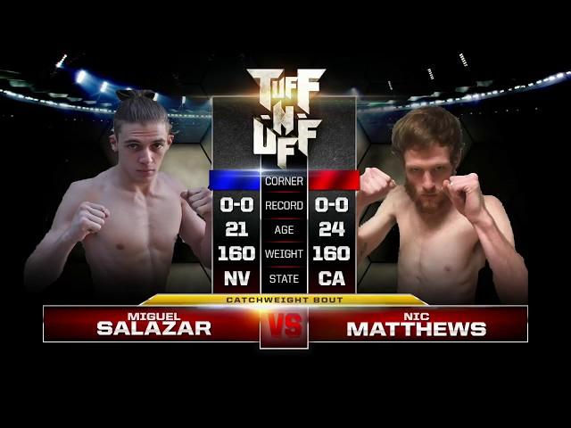 Tuff-N-Uff The Future Stars of MMA Miguel Salazar Suazo vs Nic Matthews