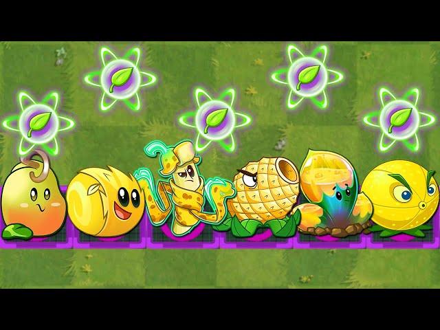 All YELLOW Plants Power-Up vs PvZ 2 Final Bosses Fight! - PvZ 2 Final Boss