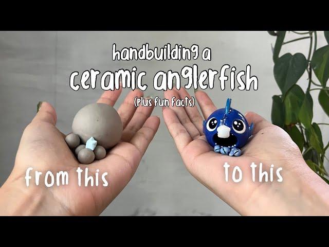 Making a Ceramic Anglerfish Pour Set | Full Process and Anglerfish Facts | The Midori House