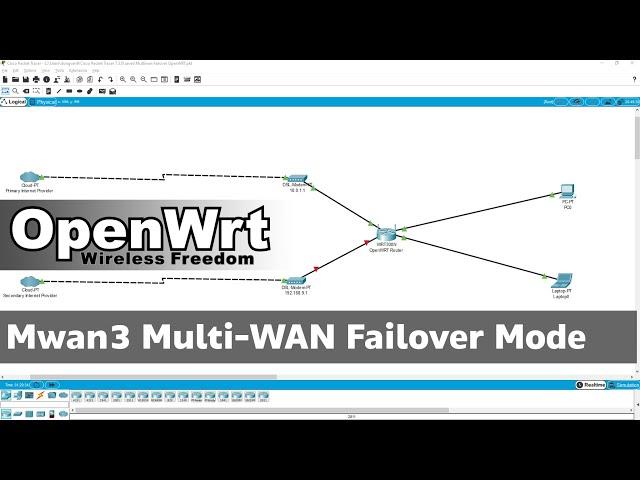 OpenWRT - Configure Multiwan Failover with mwan3