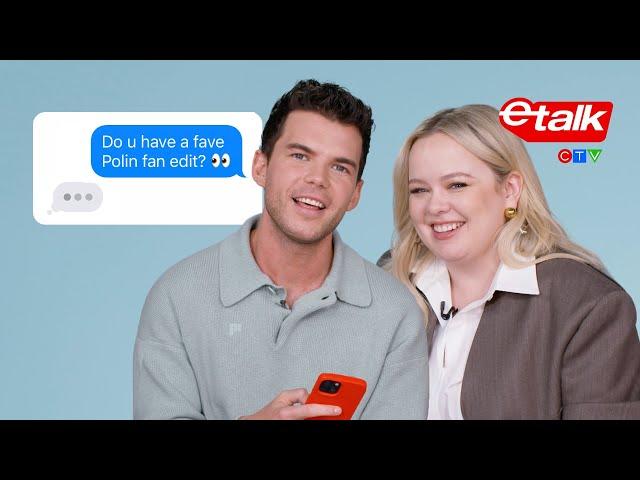 Bridgerton's Luke Newton and Nicola Coughlan Text Their Fans | Etalk