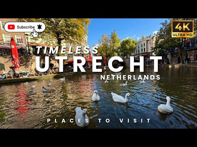 Explore Utrecht | A Captivating 4K Walking Tour of History and Charm