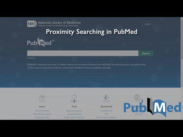 PubMed Proximity Searching