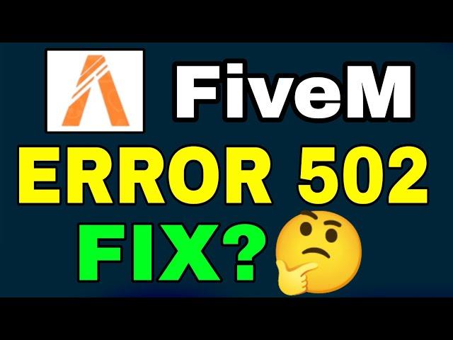 Fivem Error Generating Ros Entitlement Token 502 | Fivem Error 502 | Fivem Server Down Today