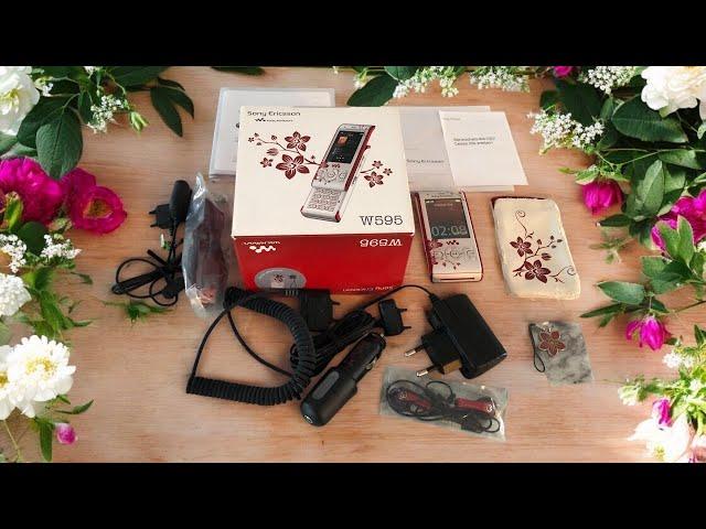 BRAND NEW Sony Ericsson W595 Flower Edition Unboxing & review | Vintage Mobile Phone Collection