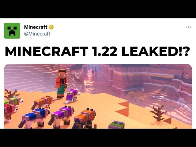 MICROSOFT JUST LEAKED MINECRAFT 1.22!?