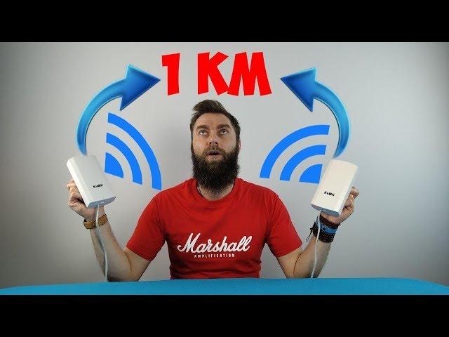 WIFI МОСТ НА 1КМ ВИДЕОНАБЛЮДЕНИЕ В ЛИФТ WIFI РЕТРАНСЛЯТОР