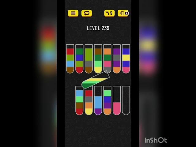 Water sort puzzle level 239