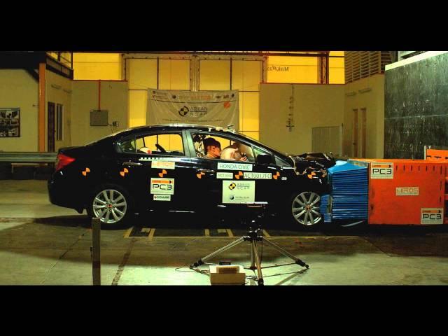 Honda Civic ASEAN NCAP crash test