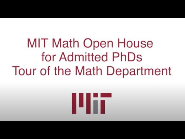 Mathematics Department Tour