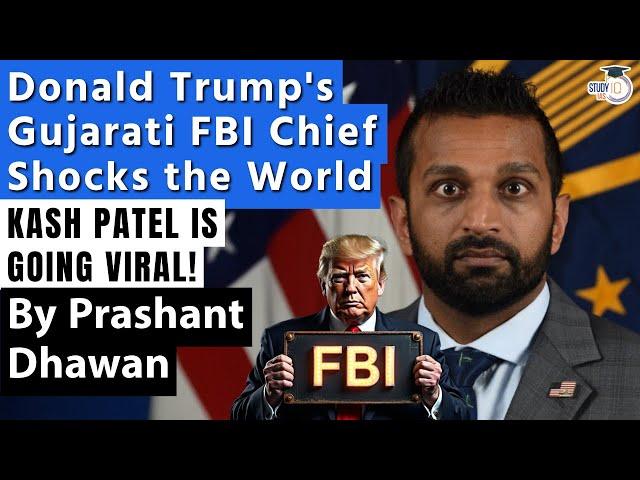 Trump's Gujarati FBI Chief Kash Patel Shocks the World | Why is Everyone talking about KASH PATEL?