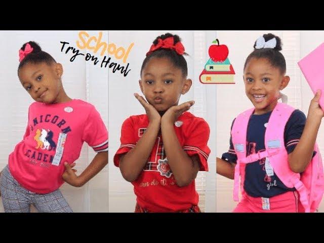 KIDS BACK TO SCHOOL TRY ON HAUL | WALMART