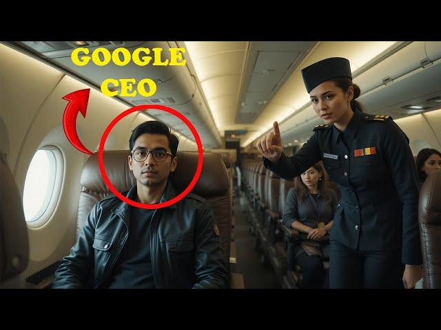 Flight Attendant Tries to Humiliate a Passenger—Then Realizes It's Sundar Pichai, the CEO of Google!