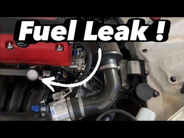 EK9 - BIG Fuel Leak -Replace the cheap line