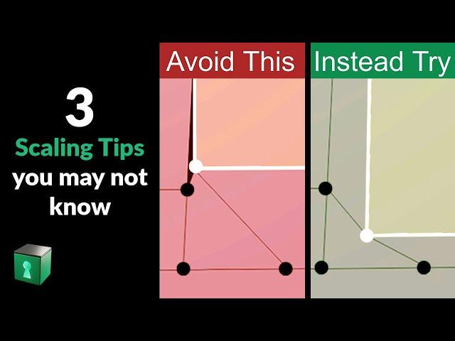 Blender Secrets - 3 Scaling Tips You May Not Know