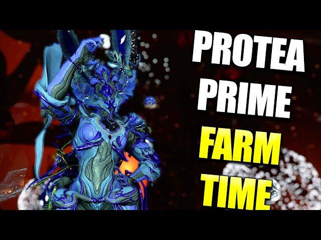 Protea Prime Live! Building Farming Leveling Protea Prime | Warframe