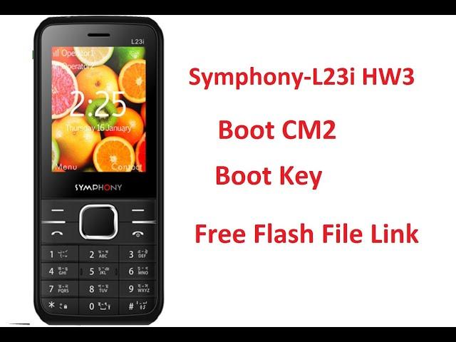 Symphony L25i HW3 Flash File Free ll Symphony L25i HW3 Boot CM2 ll Symphony L25i HW3 Format CM2