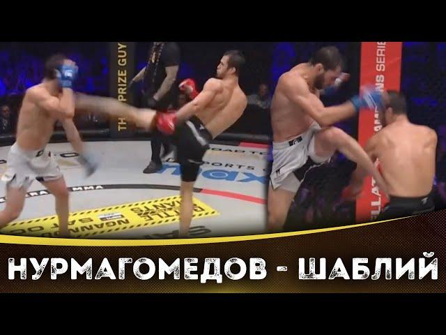 БОЙ: Усман Нурмагомедов - Александр Шаблий | Bellator San Diego