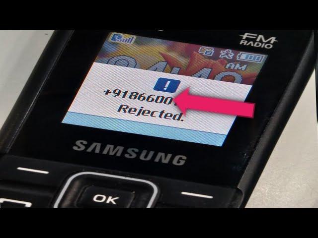 Incoming calls Rejected in Samsung Mobile Guru 1200,Guru FM plus , Guru Music 2
