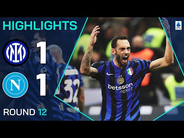 INTER-NAPOLI 1-1 | HIGHLIGHTS | Calhanoglu stunner in top-of-the-table clash | Serie A 2024/25