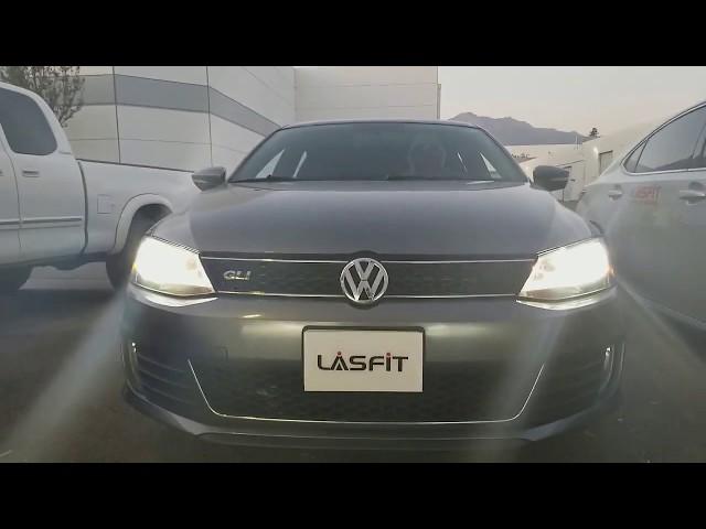 How To Easily Install H7 Low Beam LASFIT LED Headlight Bulbs On A 2012 Volkswagen Jetta GLI